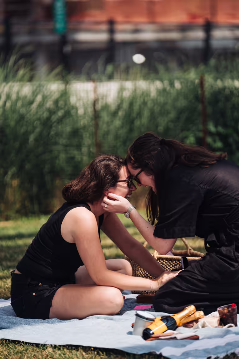 Engagement at Andrew Haswell Green Park