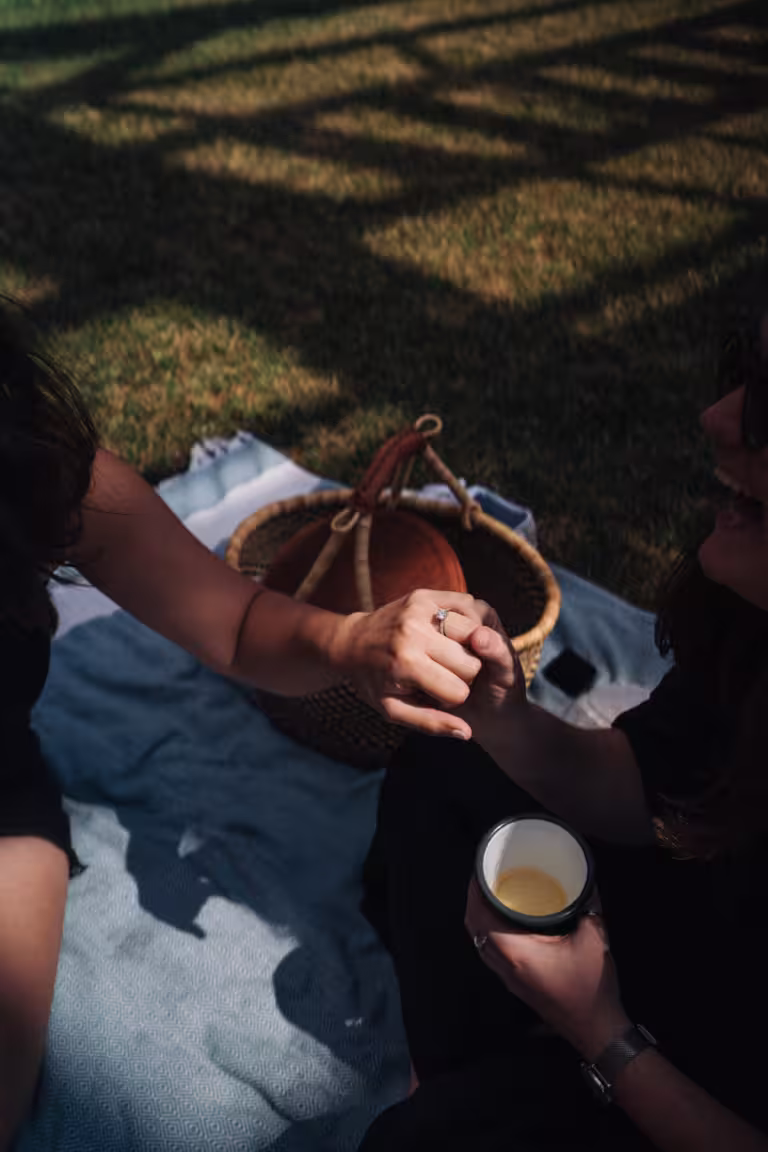 Engagement at Andrew Haswell Green Park